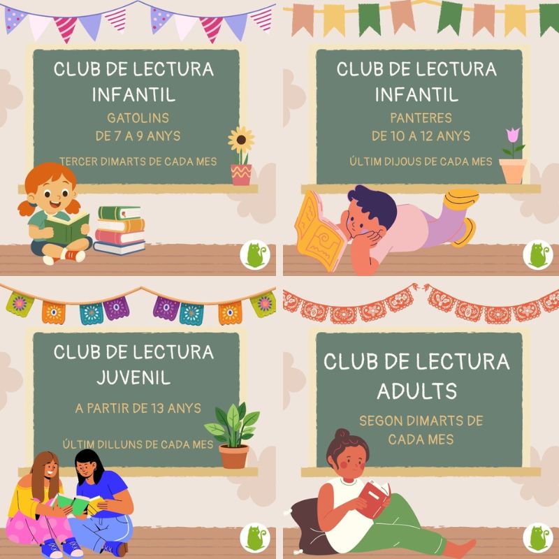 Clubs de lectura infantils i juvenils: Nova temporada a El Gat Pelut